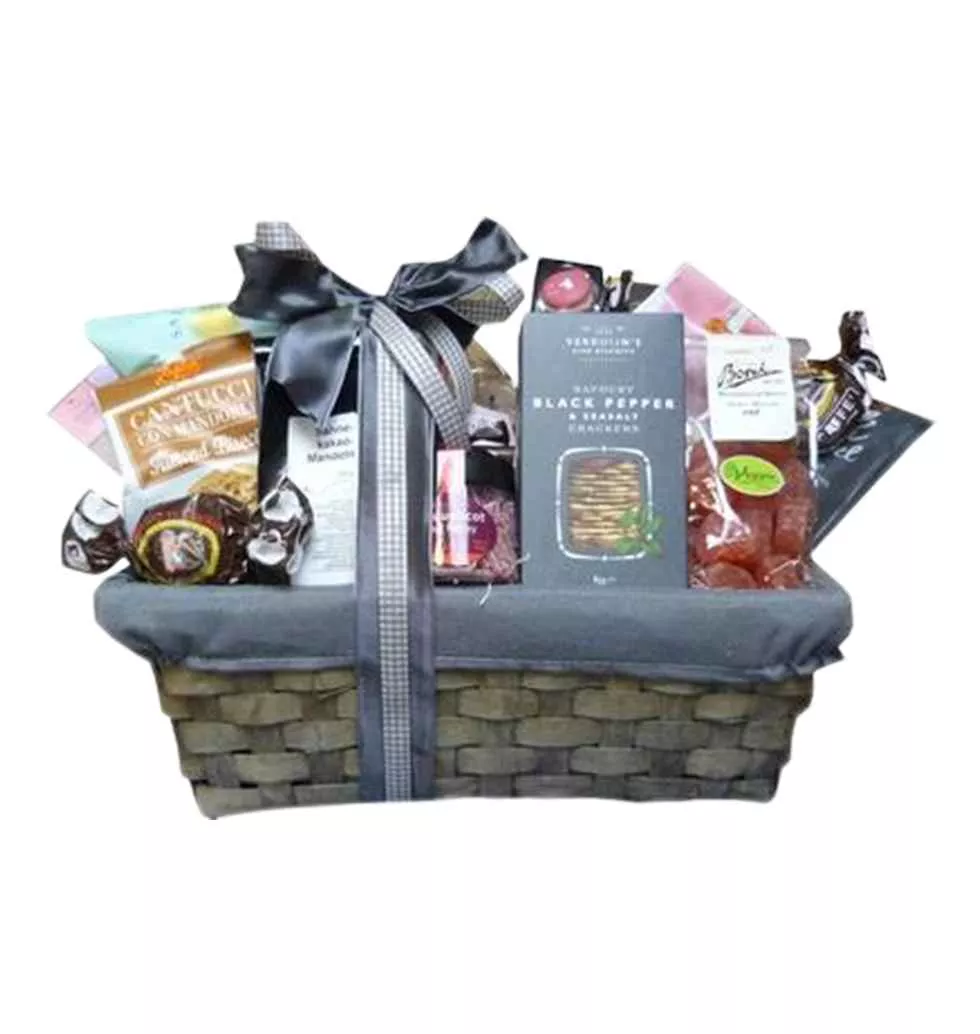 Alluring Gift Basket Loaded with Cheeky Treats