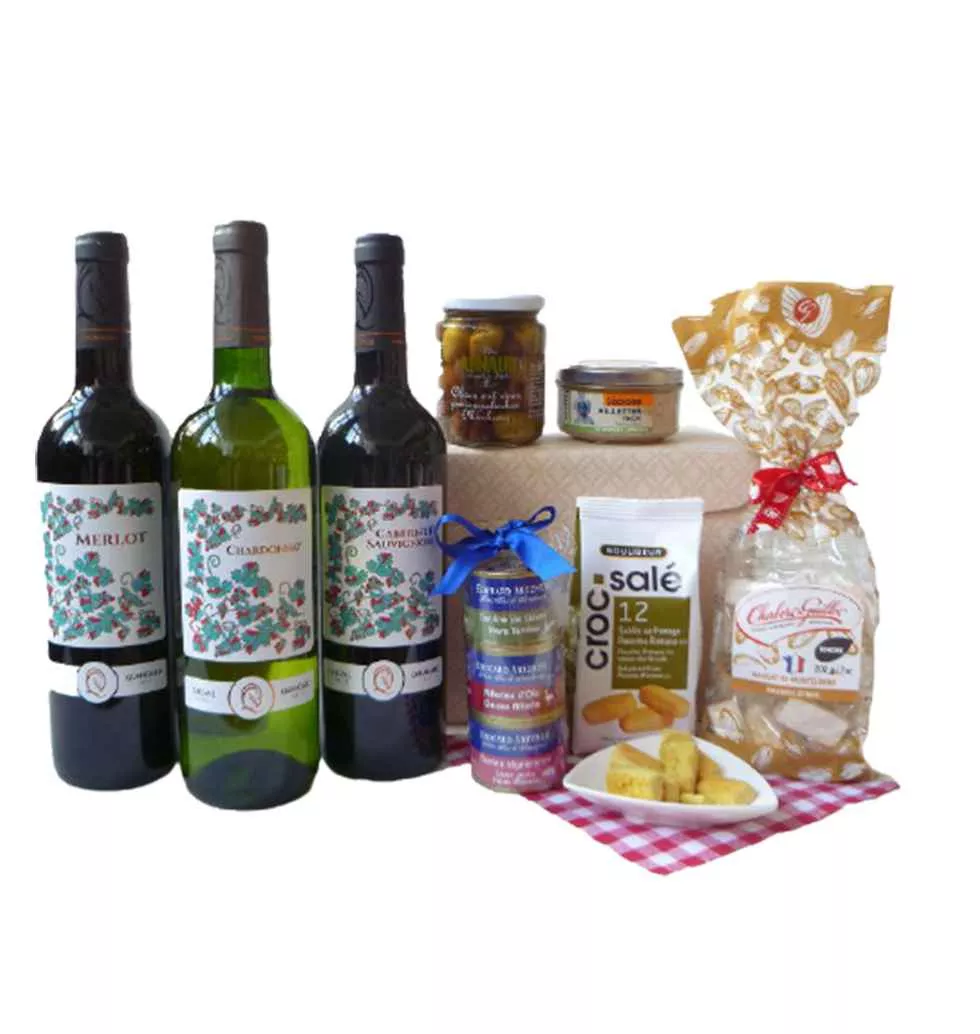 Festive Delight Gift Pack of Food N Wine