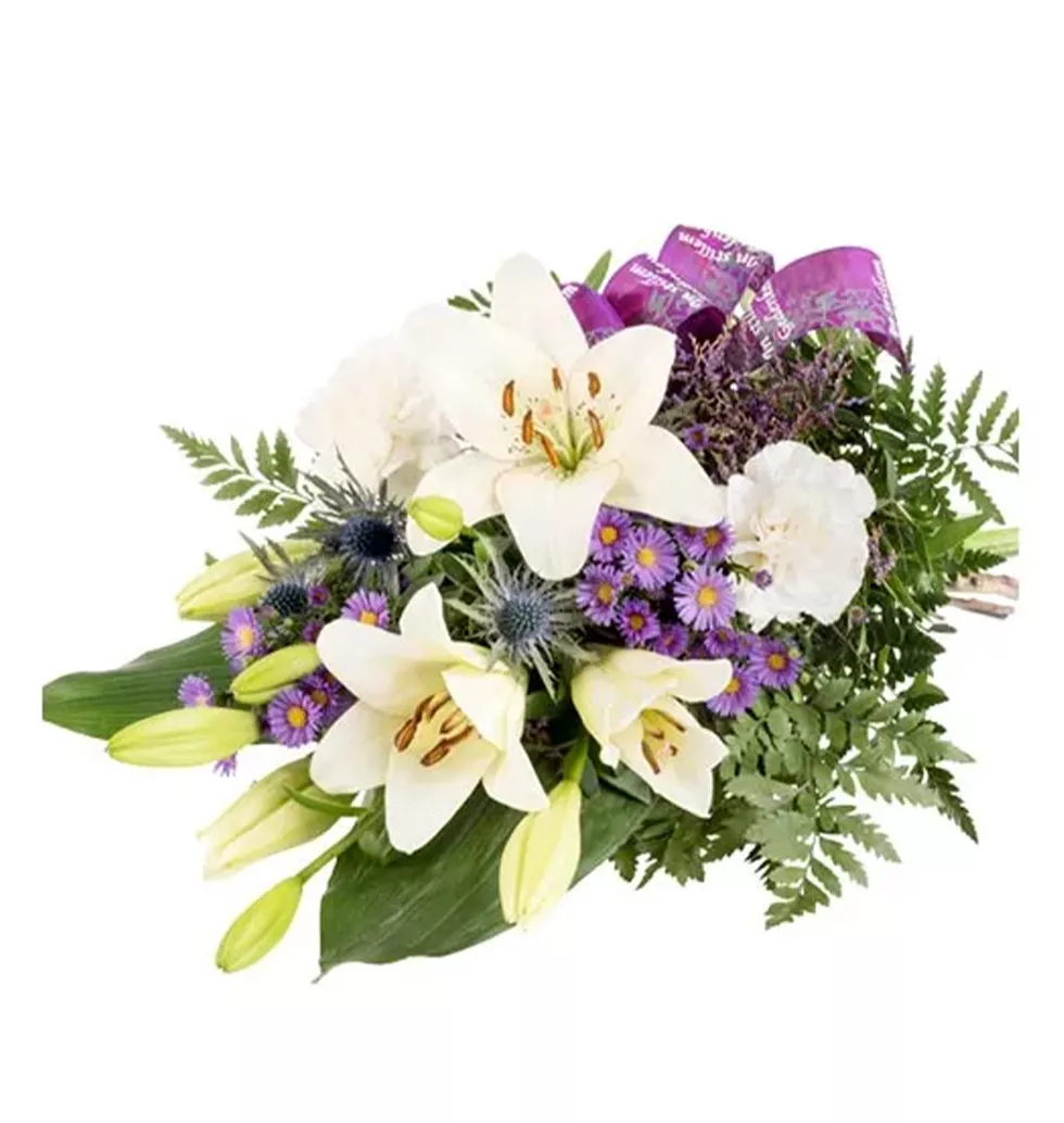 Fragrant Embracing Pureness Flower Arrangement