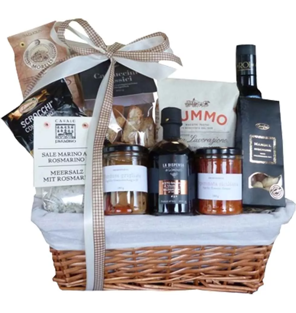 Pamper Hamper Basket of Tasty Assortments