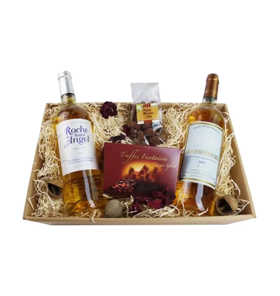 Sweet Fruity Wine Basket